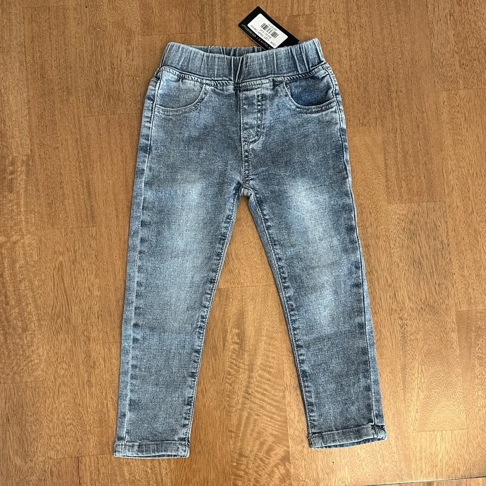 Stylish Kids Denim Jeans - Blue and Gray - Picture 6 of 9